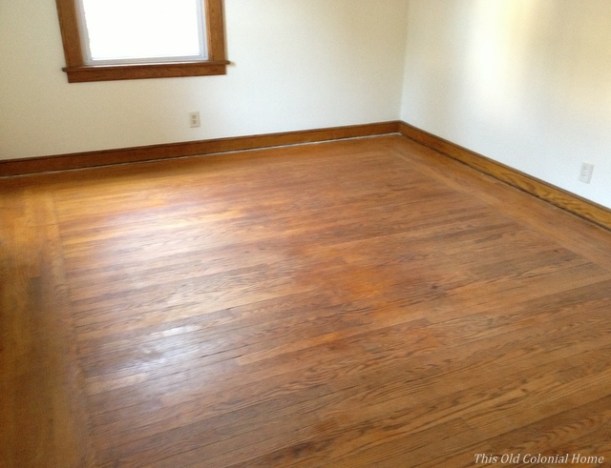 Dining room with carpet removed