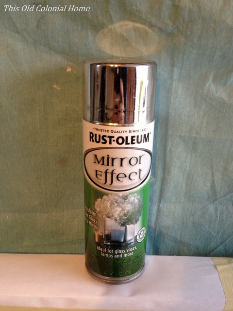 Mirror effect spray paint