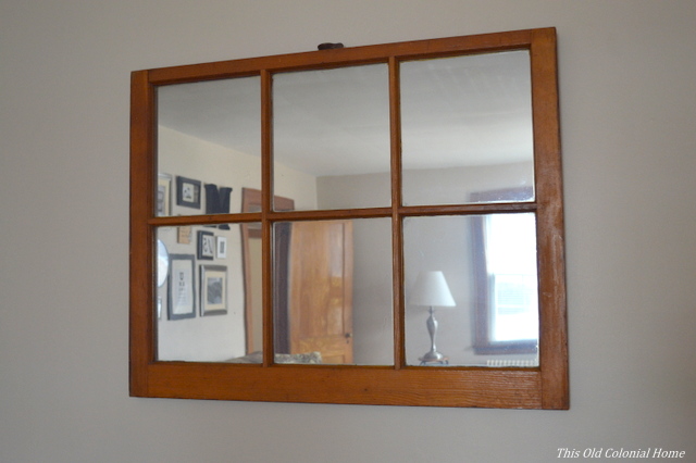 easy window mirror using mirror effect spray paint 