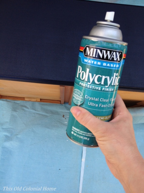 Polycrylic spray can 