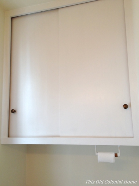 sliding bathroom cabinet doors 