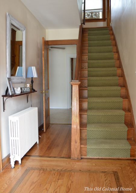 center hall colonial home