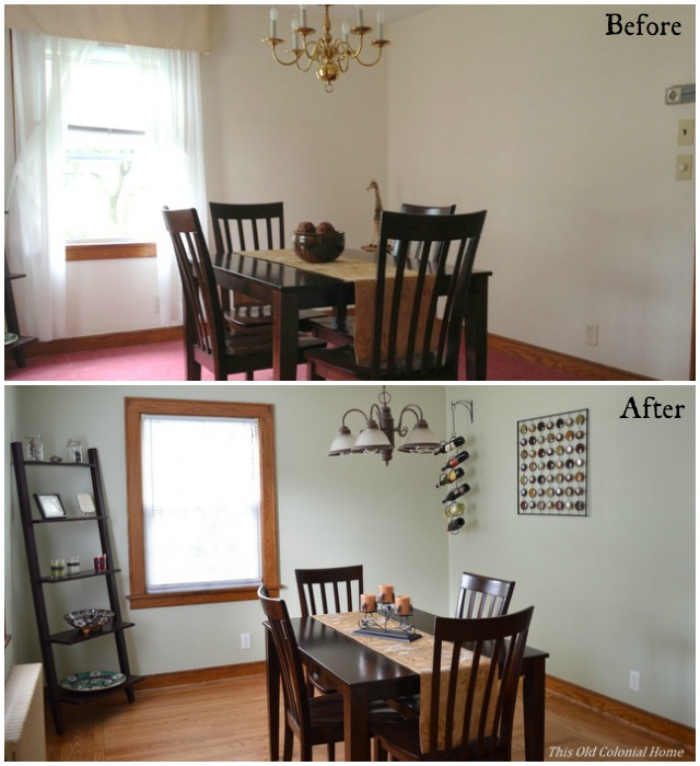 Dining Room Before and After