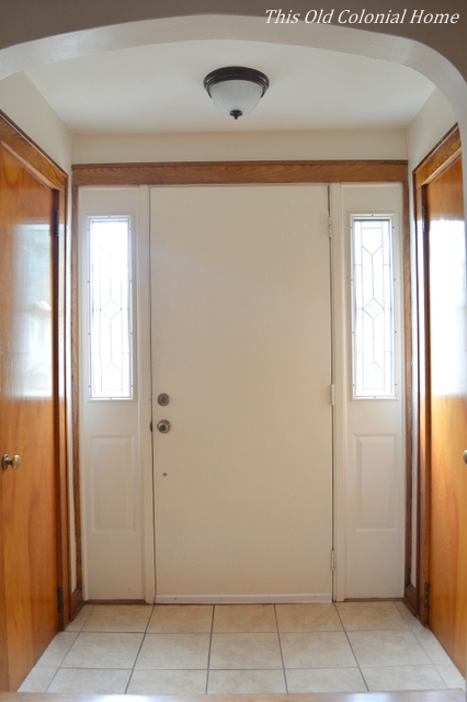 Inside doorway of our home 
