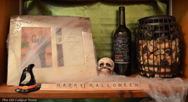 Happy Halloween Scrabble tiles