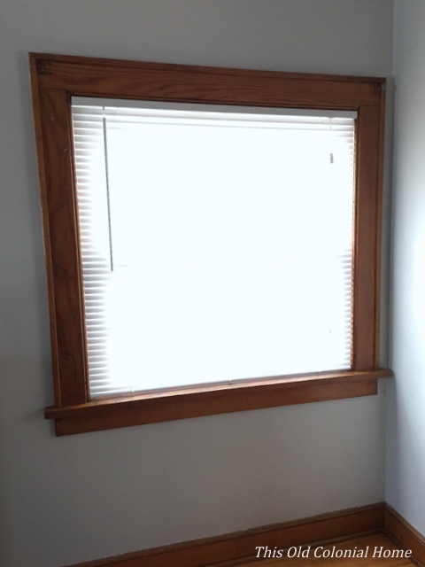 Window butted next to wall 