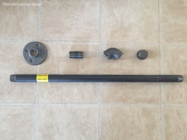 Pipe parts for curtain rod 