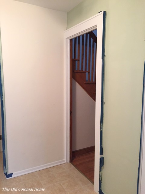 Chalkboard wall prep