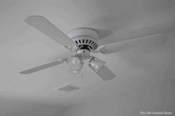 DIY painted ceiling fan 