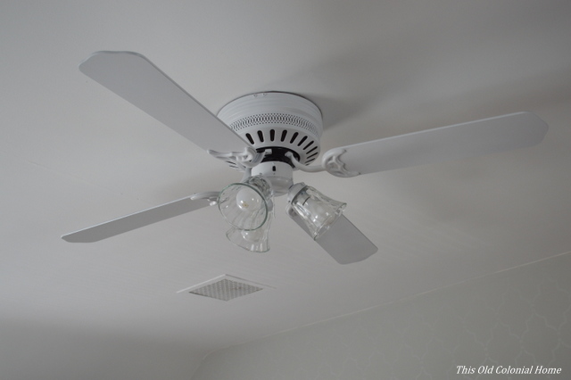 DIY painted ceiling fan 