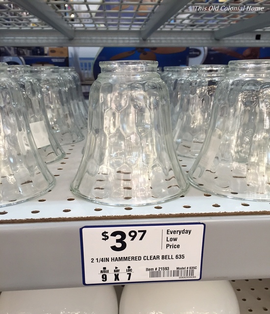 Replacement glass light shade