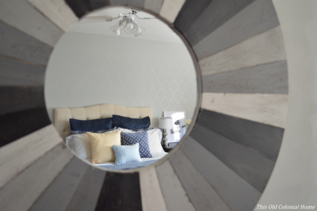 Tufted headboard from Wayfair