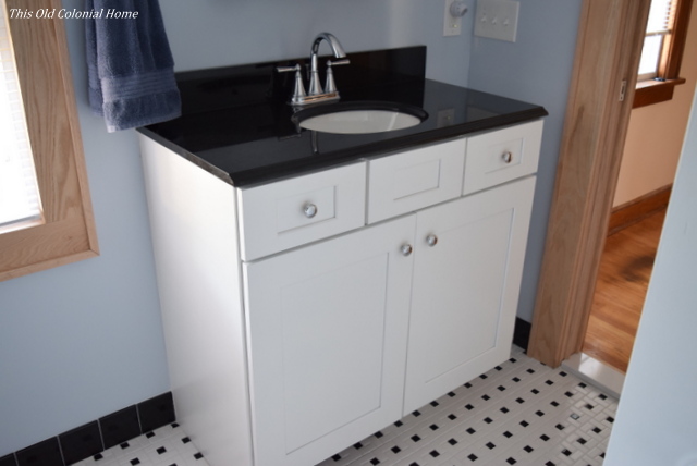 Shaker style bathroom vanity