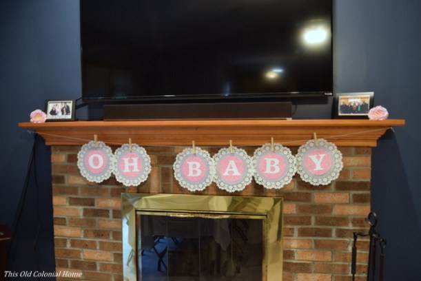 baby shower banner diy